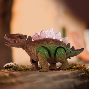 Elektriskā Stegosaurus Rotaļlieta Bērniem un Staigāšana Robots Rūkšana Dinozauru Rotaļlieta ar Gaismas Zēns Bērniem un Bērniem, Dāvana Jaunas