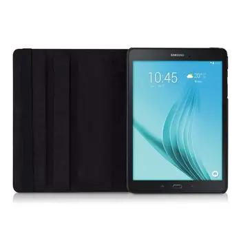 360 Rotējoša PU Leather Case For Samsung Galaxy Tab T550 T555 SM-T550 9.7