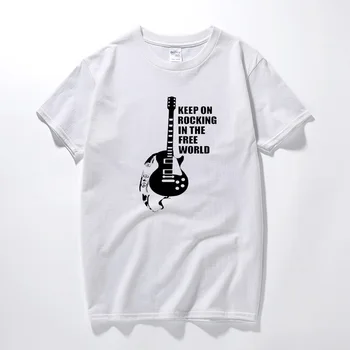 Turēt uz Šūpojot Brīvajā Pasaulē T krekls Neil Young Pearl Jam Brīvajā Pasaulē Tshirt Jauno Vasaras Top Kokvilnas T-krekls Vīriešiem Euro Izmēra