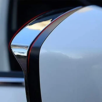 Priekš Mazda CX5 CX-5 2017 2018 2019 2020 Sānu Atpakaļskata Spogulis, Pārsegs Sejsegu Lietus Aizsargs Vāciņš Melns Rāmis Auto Piederumi
