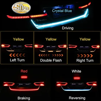 SNCN Bagāžnieka Strip Gaismas LED Auto Dinamisku Aizmugurējie Lukturi Par Hyundai Solaris Akcentu Elantra I30 Tucson un Santa Fe, Sonata I20 IX35 IX45