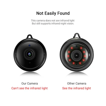 Wifi Kameru, HD 1080P Mini Bezvadu IP Kamera Nakts Redzamības Mini Videokameras Komplekts lietošanai Mājās Drošības CCTV Mikro kameru, Baby Monitor