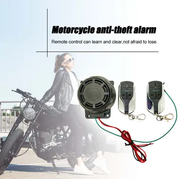 Dual Tālvadības Motociklu Signalizācijas, Drošības Sistēmas Motociklu Zādzību Aizsardzības Velosipēdu Moto, Scooter Mehānisko Signalizācijas Sistēma
