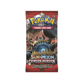 324 Kartes Pokemon TCG: Sun & Moon Crimson Iebrukuma 36 Maisos Pastiprinātājs Lodziņā Kolekcija Tirdzniecības Kāršu Spēles Rotaļlietas
