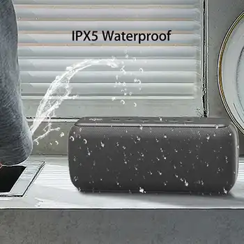 INSMA S600 60W Bezvadu Bluetooth 5.0 Skaļrunis IPX5 Ūdensizturīgs TWS 24H spēles Laika Balss Palīgs Extra Bass Subwoofer Skaļrunis