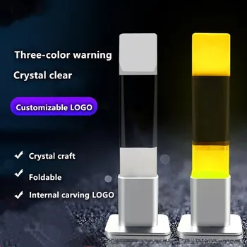Drošības signālu signāla indikators trīs krāsu kristāla gaismas high-end iekārtu, CNC darbgaldu Alumīnija brīdinājuma gaismas Ar Svilpe