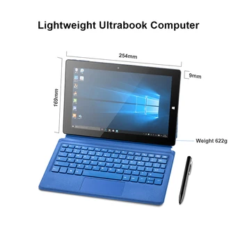 Windows 10 Tabletēm, PC 2 in 1 Notebook, Laptop Intel N3450 6GB RAM 10.1
