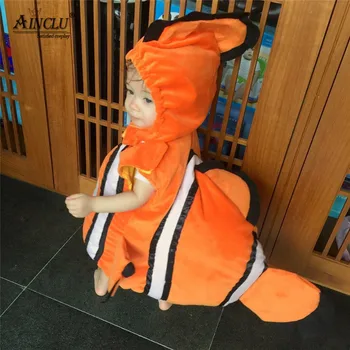 Ainclu 2-7 Gadiem Glītu Bērnu Clownfish No Pixar Animācijas Filma Meklējot Nemo Maz Bērnu Neticams Halloween Cosplay Kostīms