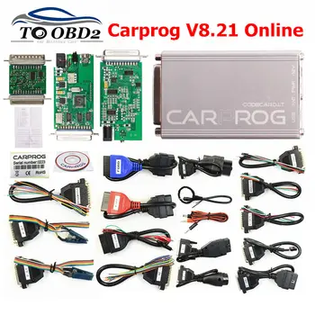 CARPROG V8.21 Online Versiju Keygen V10.93 Auto ECU Remonts Instruments, Auto Prog 8.21 Ideāls Pievienotu Atļaujas 21 Adapteri Pilna Komplekti
