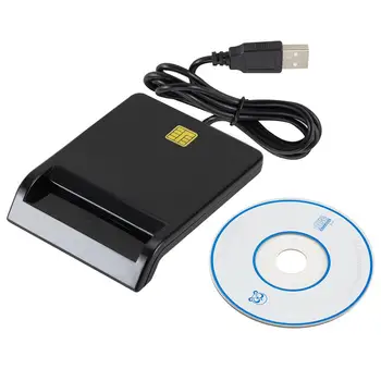 Multi-function Pārnēsājamu USB 2.0 Saprātīga Karšu Lasītājs Pieejamu, Viegli Lietot DNIE ATM CAC IC ID Bankas SIM Kartes Lasītājs