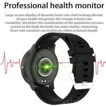Smart Skatīties Vīrieši DIY Watchface ar skārienekrānu Fitnesa Tracker Sirds ritma Monitors asinsspiediens Smart Pulkstenis Sporta Smartwatch Sievietēm