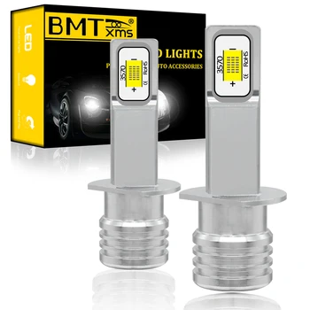 BMTxms 2gab H1 LED Transportlīdzekļa Miglas Lukturi 3570 CSP, DRL Dienas Gaitas Lukturi Canbus Nav Kļūda Baltā Zelta Kristāla Zils Super Spilgti