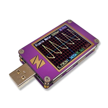 USB Ātrās Uzlādes Protokolu Testeri Spriegumu Strāvas Mērītāja Jaudas līdzstrāvas uzlādes Mērītājs digitālais voltmetrs, lai QC4 PD3.0 2.0 PPS Detektors