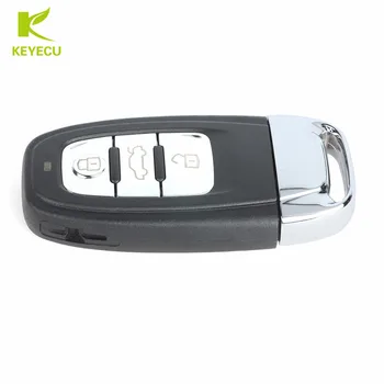 KEYECU KYDZ Smart Tālvadības Atslēga, Keyless Ieceļošanas Atslēga 3 Pogu 315/433/868MHZ 8T0 959 754C Audi Q5 A4L A5 A6 A7 A8 RS4 RS5 S4, S5