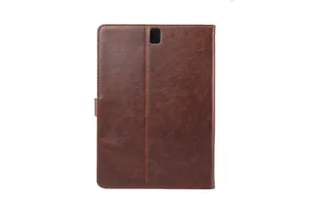 Luksusa PU Leather Case For Samsung Galaxy Tab S3 9.7 2016 T820 T825 Lietu Vāku Būtiska Modes Tablete Flip Stends Apvalks gadījumā