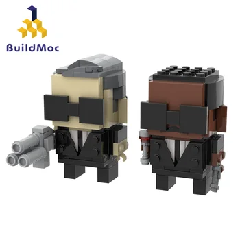 Buildmoc Svešinieks Lietas Bricksheadz Kolekcija Mini Celtniecības Bloki, Ķieģeļi Uzstādīt Multiplikācijas Filmu Montēt Rotaļlietas, Dāvanas