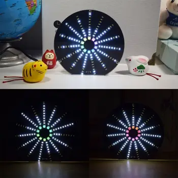LED Apļveida Audio Mūzikas Visualizer Spektra Reklāmas DIY Komplektu Elektronisko Mācību Komplekti