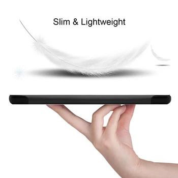 Tri-reizes Pastāvīgā Case For Samsung Galaxy Tab 8.0 collu 2019 S-Pen Būtiska Magnētisko Vāciņu Samsung Tab SM-P200 SM-P205 gadījumā