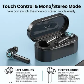 Picun W20 TWS Austiņas Bezvadu Bluetooth Stereo Austiņas Bass Touch Darbību Earbuds Mikrofons Audifonos Gamers Tālrunis PC