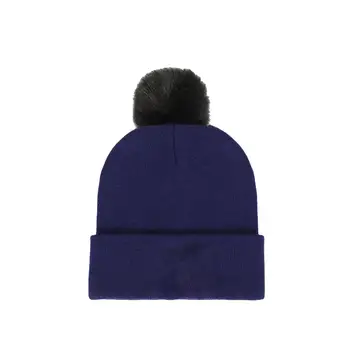 Kažokādu bumbu Beanie Ziemas cepures, lai sieviete custom logo cap DIY vilnas sajauc mīkstu vilnas cepure gudrs silts dāmas gadījuma hKnitted cepuri 2020