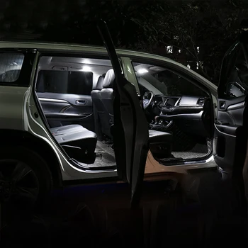 5gab Kļūdu Bezmaksas Auto LED Spuldzes, Auto Interjera Apgaismojums Komplekts Kia Cerato K3 2013. - 2017. Gadam Dome Lasīšanas Gaismas Bagāžnieka Cimdiem Lampas