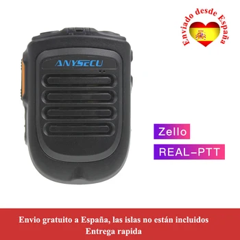 Anysecu 4.2 versija bezvadu Mikrofons F22 4G-W2PLUS T320 3G/4G Radio REALPTT ZELLO atbalsta Bezvadu Rokas Mikrofons