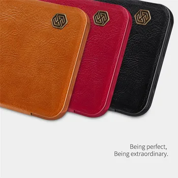 Par Huawei Nova 5i Pro Lietu Vāku NILLKIN PU Leather Flip Case For Huawei Nova 5i Pro Segtu Augstas Kvalitātes Pārsegs Telefonu Gadījumā