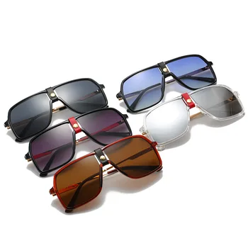 Zīmola Dizaina Jaunu Vīriešu Modes Saulesbrilles Klasiskās Vīriešu Saules Vintage Brilles UV400 Sunglass Briļļu Toņos vīriešiem Oculos de sol