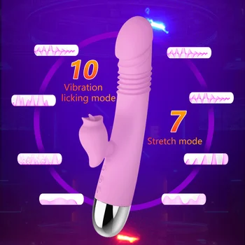 G-Spot Silikona Dildo Apkures Vibrators Mēles Laiza Seksa Rotaļlietas Klitora Massager Seksa Rotaļlietas Sievietēm Seksa Veikals