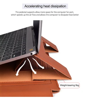 Laptop Sleeve 13 15 collu Notebook Case For MacBook Air, Pro 13.3 15.4 Klēpjdators Piedurkne Soma Huawei HP Lenovo Dell Vāciņu