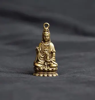 Ķīnas tīra misiņa guanyin bodhisatva Budas Nelielu kulonu