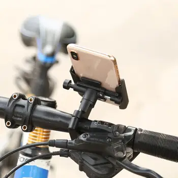 Alumīnija Sakausējuma Velosipēdu Tālruņa Turētājs Mobilo Telefonu GPS Turētājs Velosipēdu Tālrunis Atbalsta Motociklu, Velosipēdu Stūres Kronšteinu Stiprinājuma Velosipēdu Bagāžniekam