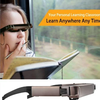 Smart Android Brilles Ar Bluetooth Kameru Portatīvās Video, 3D Brilles, Redzes 800 platformāta 2.4 GHz dongle Privāto Teātri