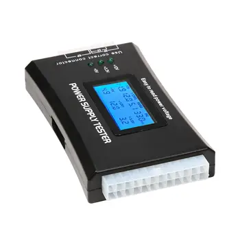 Ātrā Testa Digitālo LCD Power Bank Piegādes Testeri Datoru 20/24 Pin Barošanas Testeri Atbalsta 4/8/24/ATX 20 Pin Interfeisu