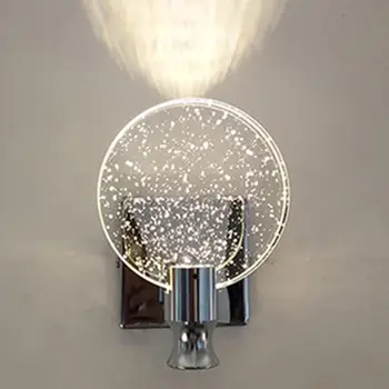 Rhinestone Crystal LED Sienas Lampa, Spogulis Priekšā Grims Sienas Gaismas Vienkārša Romantiska Dekoru Laternu, Guļamistaba, Dzīvojamā Istaba, Priekšnams