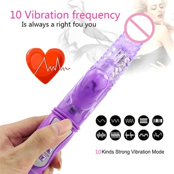 Rabbit Vibrators Ar Reālistiskiem Dildo Dzimumlocekļa Klitora Stimulat Massager Pārredzamu Rotējošas Lodītes, Sieviete Pieaugušo Spēle Seksa Rotaļlieta, Paredzēta Sievietēm