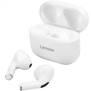 Sākotnējā Lenovo lp40 tws Bezvadu Austiņas HiFi Bluetooth Austiņas 5.0 Stereo Touch Kontroli HD Ūdensizturīgs Zvanu Lenovo Earbuds