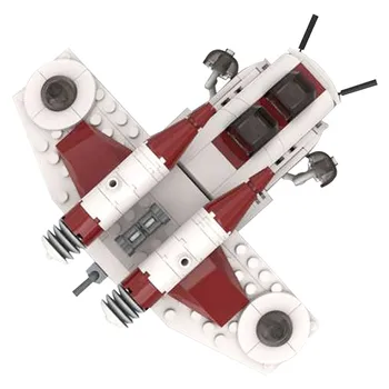 246pcs KM Celtniecības Bloki Zvaigžņu Kopu Wars Mini Republic Gunship Modelis Diy Rotaļlietas Cīnītājs Ķieģeļi, Rotaļlietas Bērniem, Bērnu Dāvanu