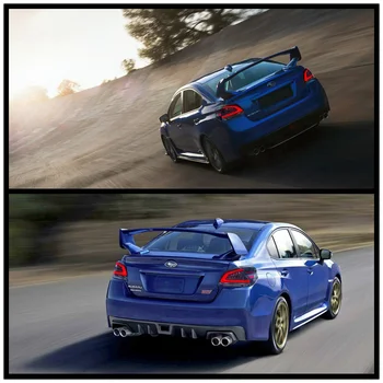 Aizmugurējie Lukturi Montāža Subaru WRX 2013-Pārredzamus Skaidrs, TailLamp Dinamisks Auto Piederumi