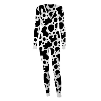 Sexy Bodysuit Sexy Bodysuit-Silts apģērbs Slim Sieviešu Pogu uz leju Funkcionālās Buttoned Atloks Pieaugušajiem Leoparda Drukas Jumpsuit