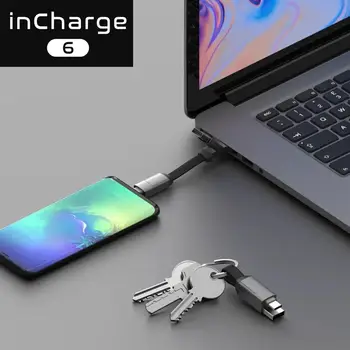 Incharge 6 kabeļa adapteris USB C Tips-c mikro USB porta datu pārsūtīšanas konvertors enerģijas lādētāju, USB, lai zibens iphone Sadalītājs