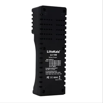 100gab Liitokala Lii-100 1.2 v / 3 v / 4.25 v / 3,7 v akumulators produktiem, visas formas un izmēriem, Lii100 lādētāju