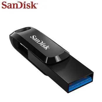 SanDisk Ultra Dual Drive Iet USB OTG 3.1 Tips-C, USB Zibatmiņas Disks 128GB 32GB Atmiņas USB Stick Type C Pendrive, Telefona Tablet PC