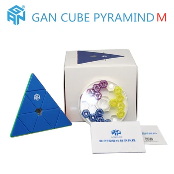 GAN kuba 3x3x3 Magnētisko Magic cube GAN kuba PYRAMIND M Magnēts Ātrums cube 3x3x3 Puzzle cubo magico Spēle cube Izglītības Rotaļlietas