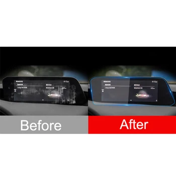 Priekš Mazda 3 Axela 2019 2020 Rūdīts Stikls Automašīnas GPS Navigācijas Ekrāna Aizsargs Touch Displeju aizsardzības Plēves HD Anti-scratch