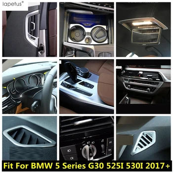 Lapetus Piederumi der BMW 5 Sērijas G30 525I 530I 2017. - 2021. gadam Pārvades pārslēgt pārnesumus Panelis Paneļa Matēts Vāciņu Komplekts Apdare