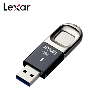 USB 3.0 Lexar 32GB 64GB, 128GB USB Flash Disku Oriģinālo U Diska Atmiņas karti memory Stick pirkstu Nospiedumu Šifrēšanas Pen Drive F35 Pendrive