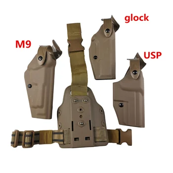 Taktiskā Safariland Rīku Beretta M9 /USP/glock17 19 Airsoft Pistoli Makstī Poliuretāna Glockck Jostas Maksts Pistoli Jostas Maciņš