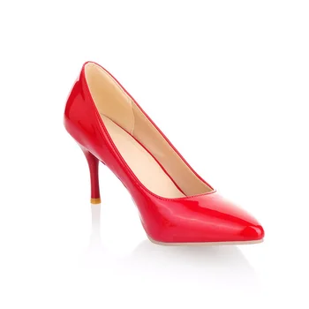 Dwayne Liela Izmēra Jaunu Modes augstpapēžu kurpes sieviešu sūkņi tievu papēdi classic balts sarkans nede bēša sexy balli kāzu kurpes 2020