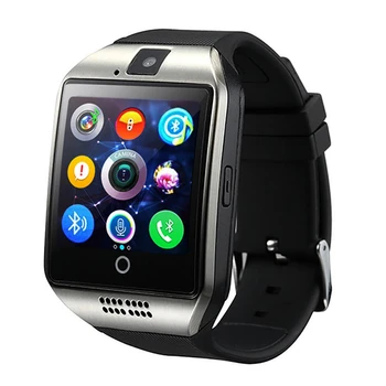 Stepfly Bluetooth Smart Skatīties Q18 Ar Kameru Facebook Whatsapp Twitter Sync SMS Smartwatch Atbalsta SIM TF Kartes IOS Android